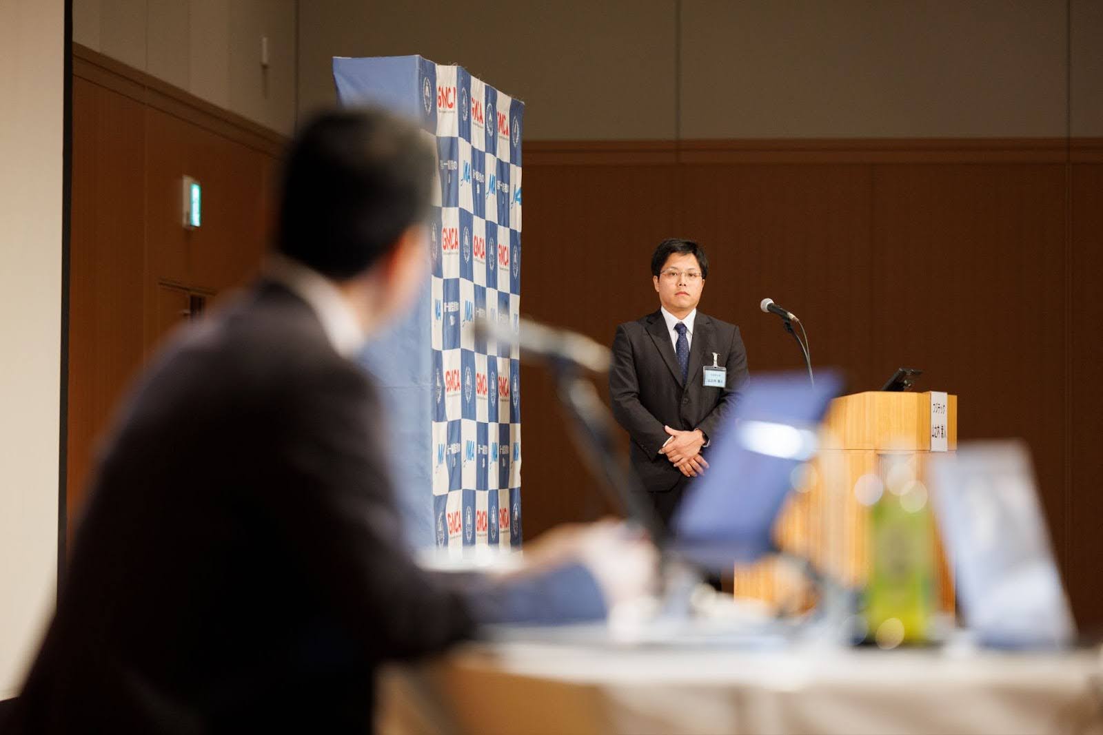 インタビューの様子